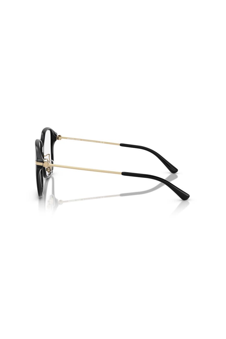 54mm Square optical glasses, Alternate, color, Black