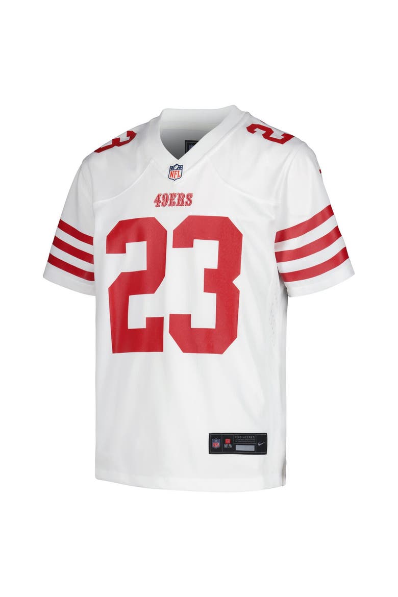 Youth Nike Christian McCaffrey White San Francisco 49ers Game Jersey, Alternate, color, White