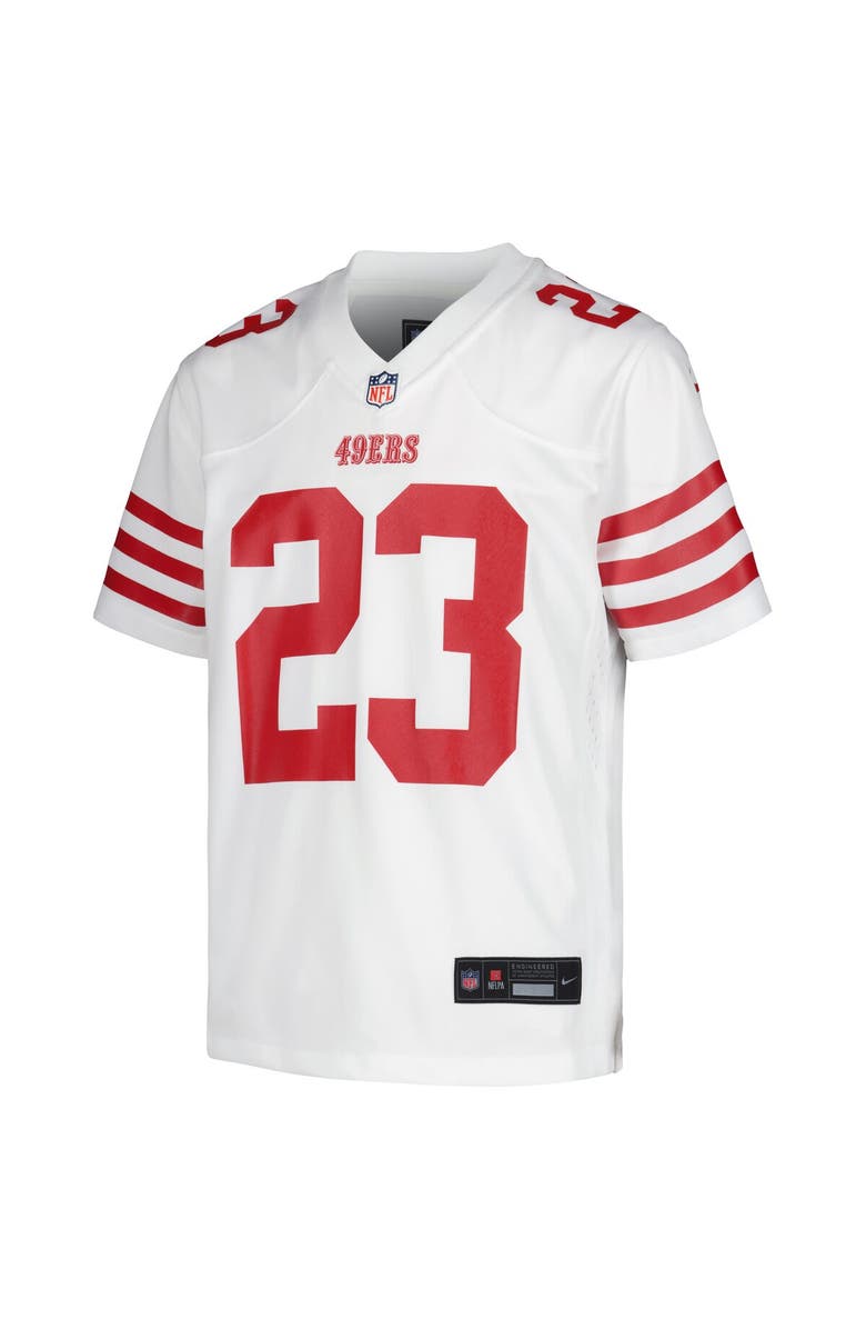 Nike Youth Nike Christian McCaffrey White San Francisco 49ers Game Jersey, Alternate, color,