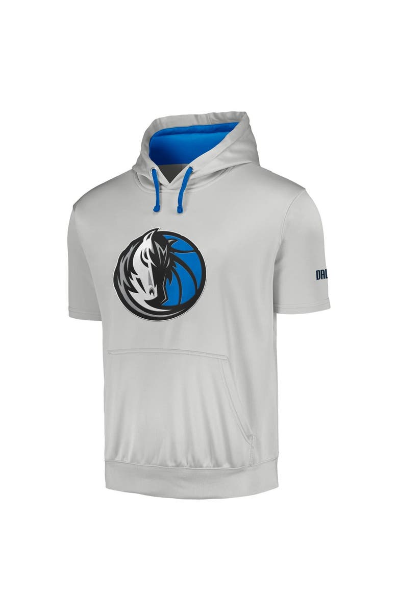 FANATICS Men's Fanatics Branded Silver Dallas Mavericks Big & Tall Logo Pullover Hoodie, Alternate, color, Silver