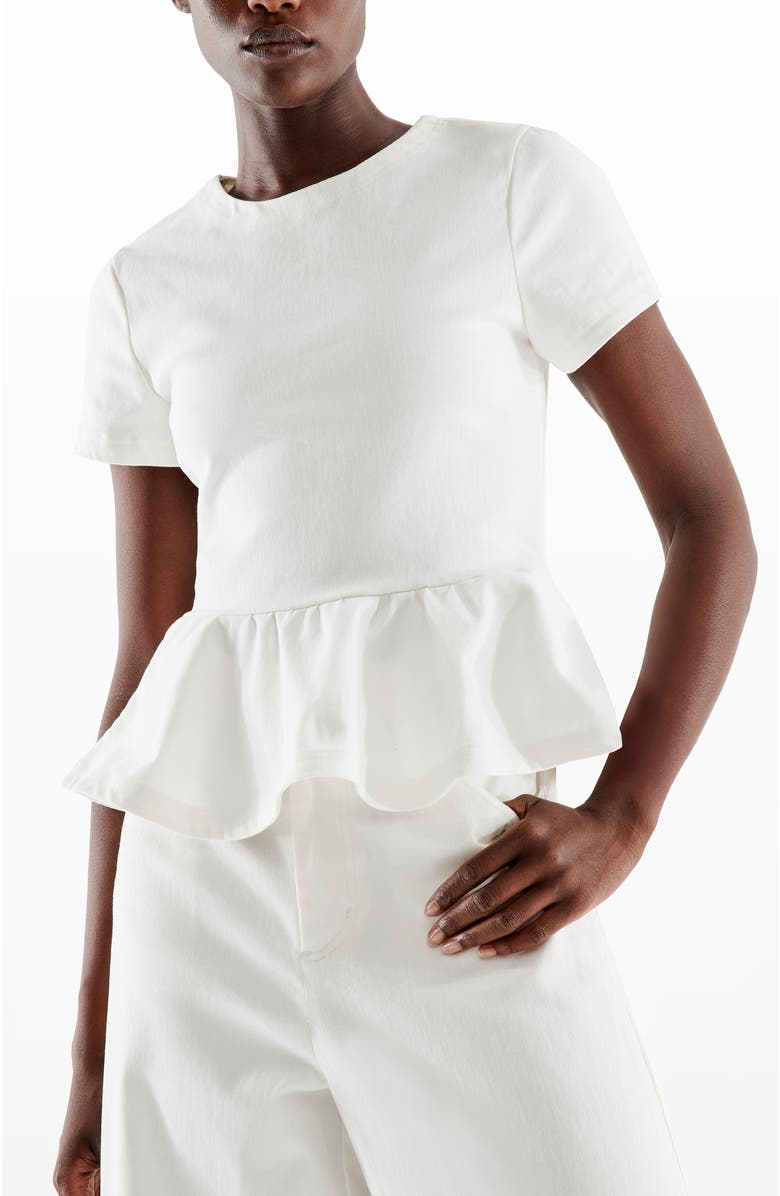 AS by DF Alexandria Top, Alternate, color, White