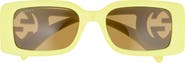 Gucci 54mm Rectangular Sunglasses