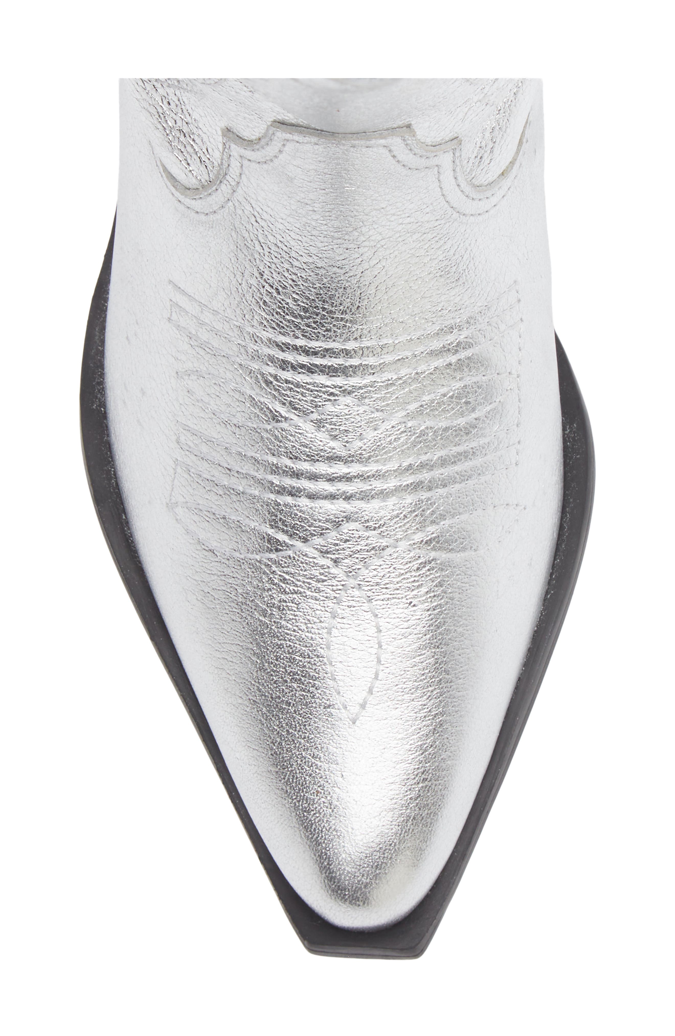 Bottero Metallic Western Boot, Alternate, color, 