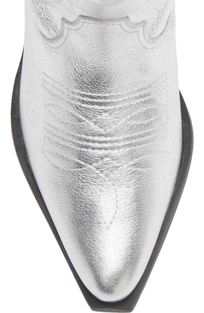 Bottero Metallic Western Boot, Alternate, color,