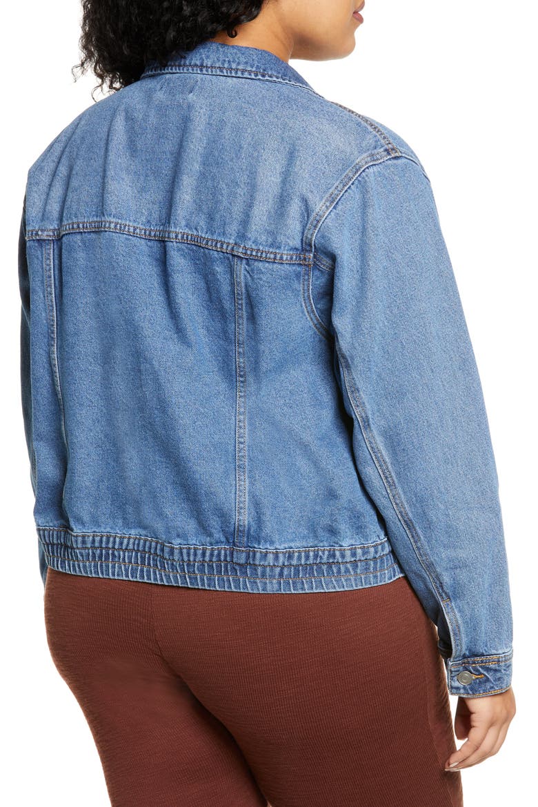 Denim Jacket, Alternate, color, CLASSIC MEDIUM WASH