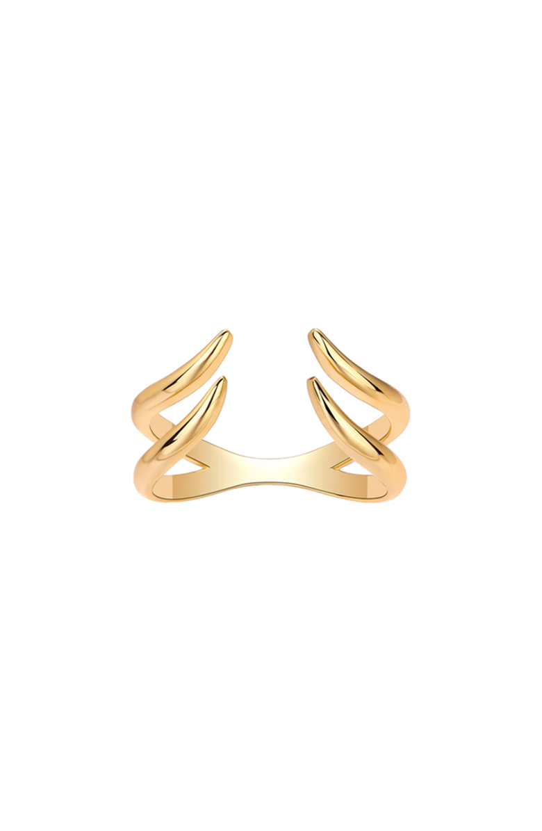 BY ADINA EDEN Solid Double Open Claw Ring, Main, color, 