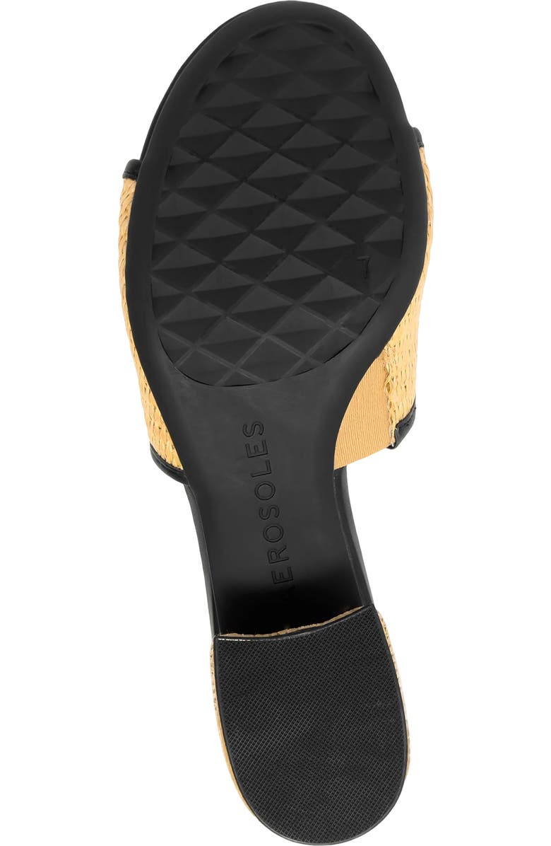 Aerosoles Como Block Heel Sandal, Alternate, color, Natural Raffia