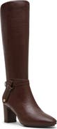Anne Klein Sada Faux Leather Knee High Boot