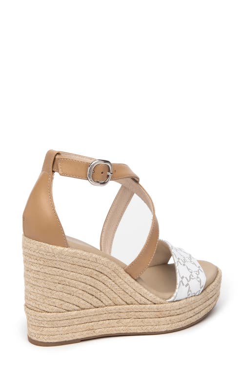 Nerogiardini Logo Espadrille Wedge Sandal