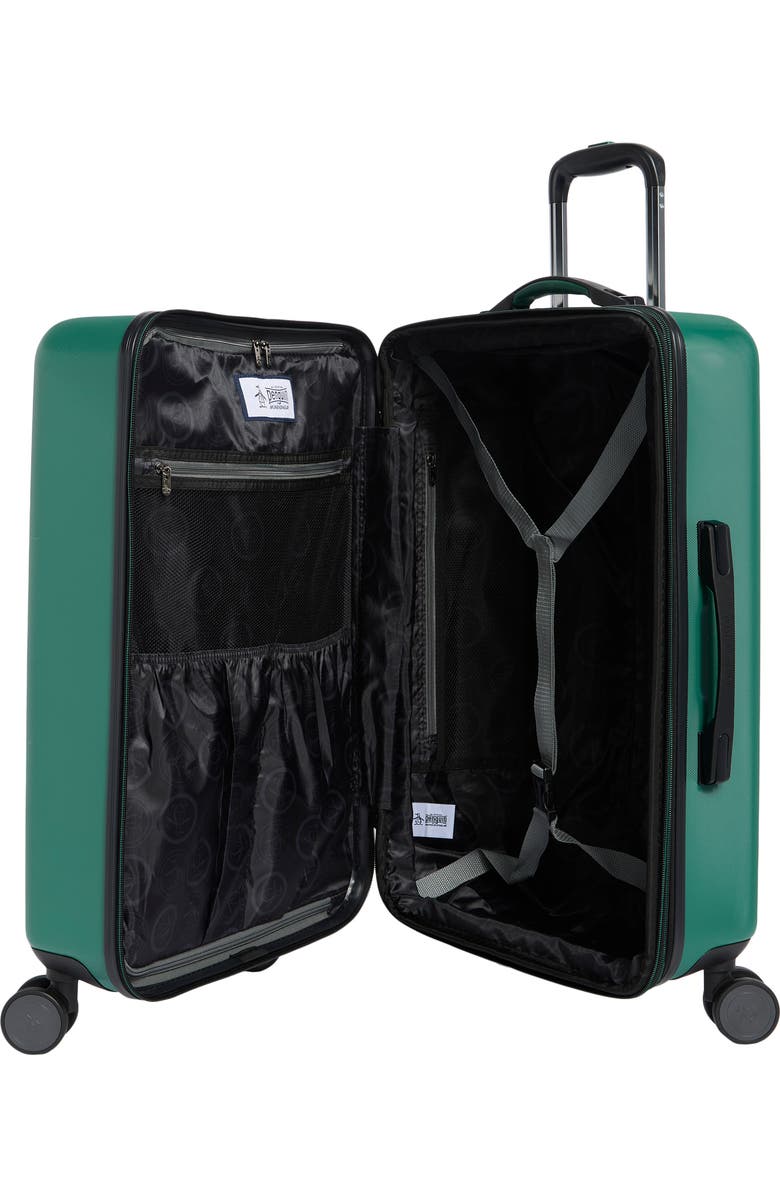 Original Penguin Finnes 25-Inch Hardside Luggage, Alternate, color, Forest Green