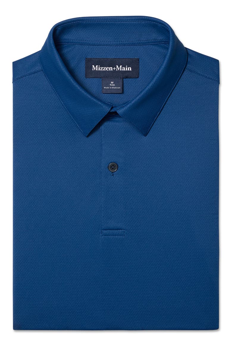 Halyard Trim Fit Performance Polo, Alternate, color, MIDNIGHT NAVY