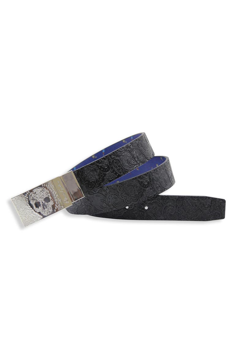 Cosmonaut Reversible Belt, Main, color, BLACK