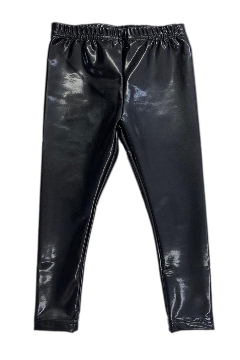 Vegan Liquid Leather Leggings, Main, color, Black