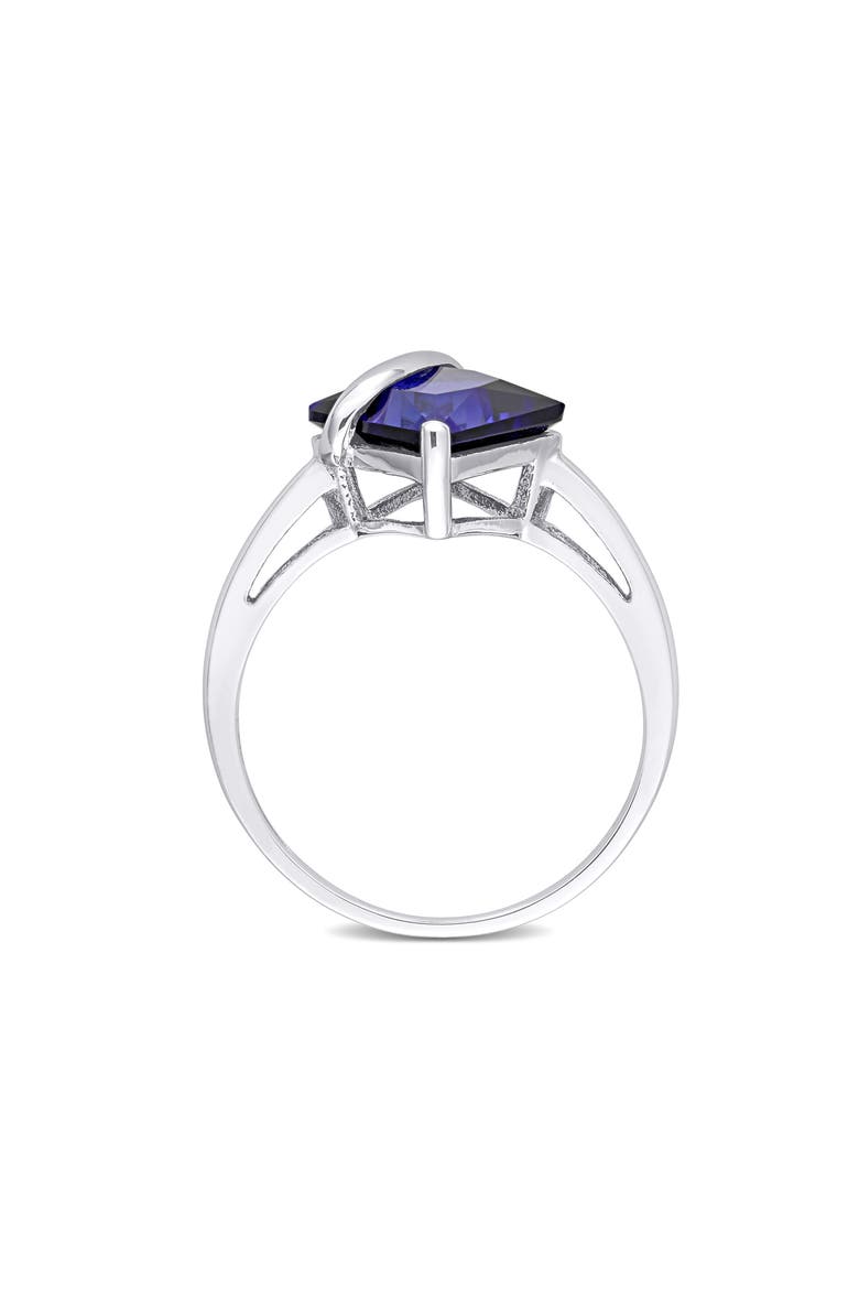 Lab-Grown Blue Sapphire Ring, Alternate, color, BLUE