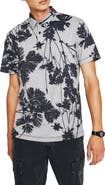 AG Bryce Floral Print Jersey Polo