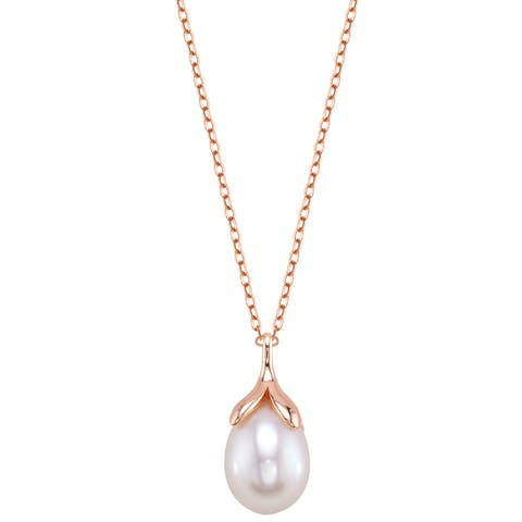 10-11mm Freshwater Pearl Olive Drop Pendant