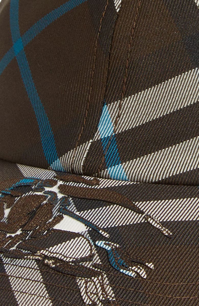 Burberry EKD Check Baseball Cap, Alternate, color, 