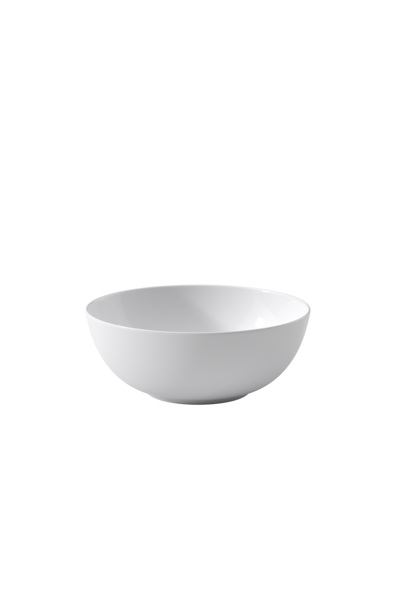 Anmut Salad Bowl Medium Round, Main, color, White