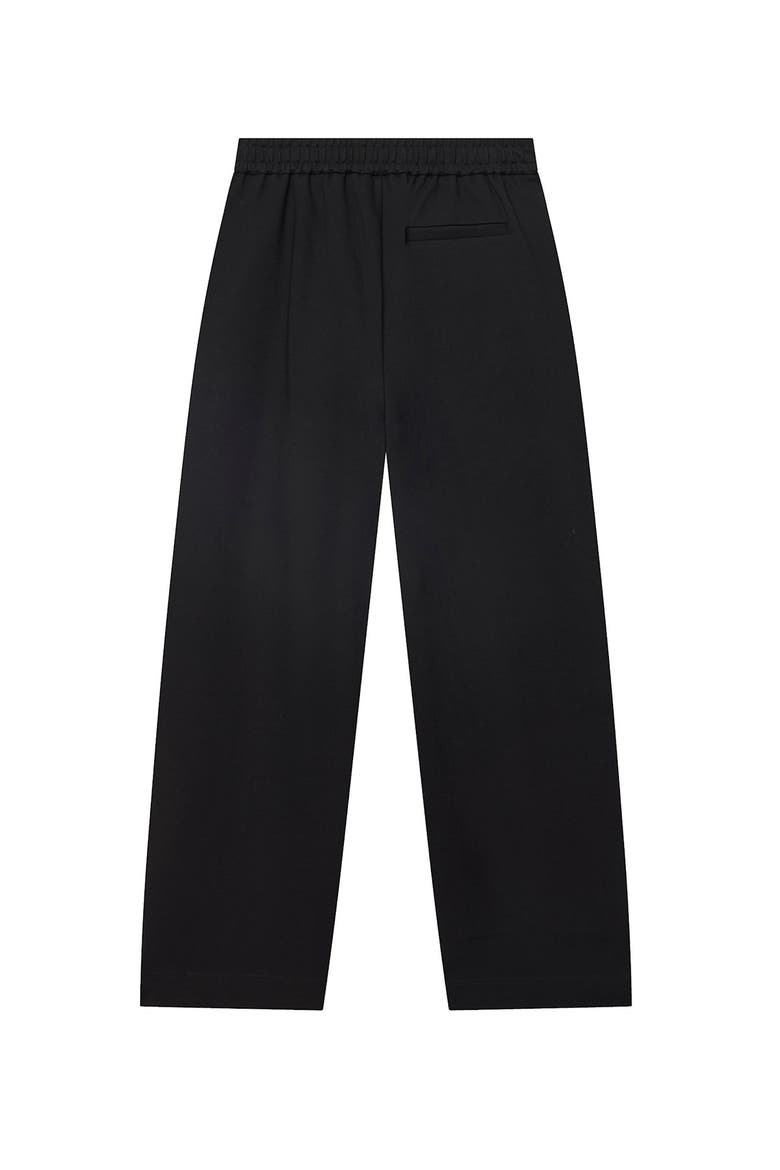 Side Stripe Barrel Trousers, Alternate, color, Black