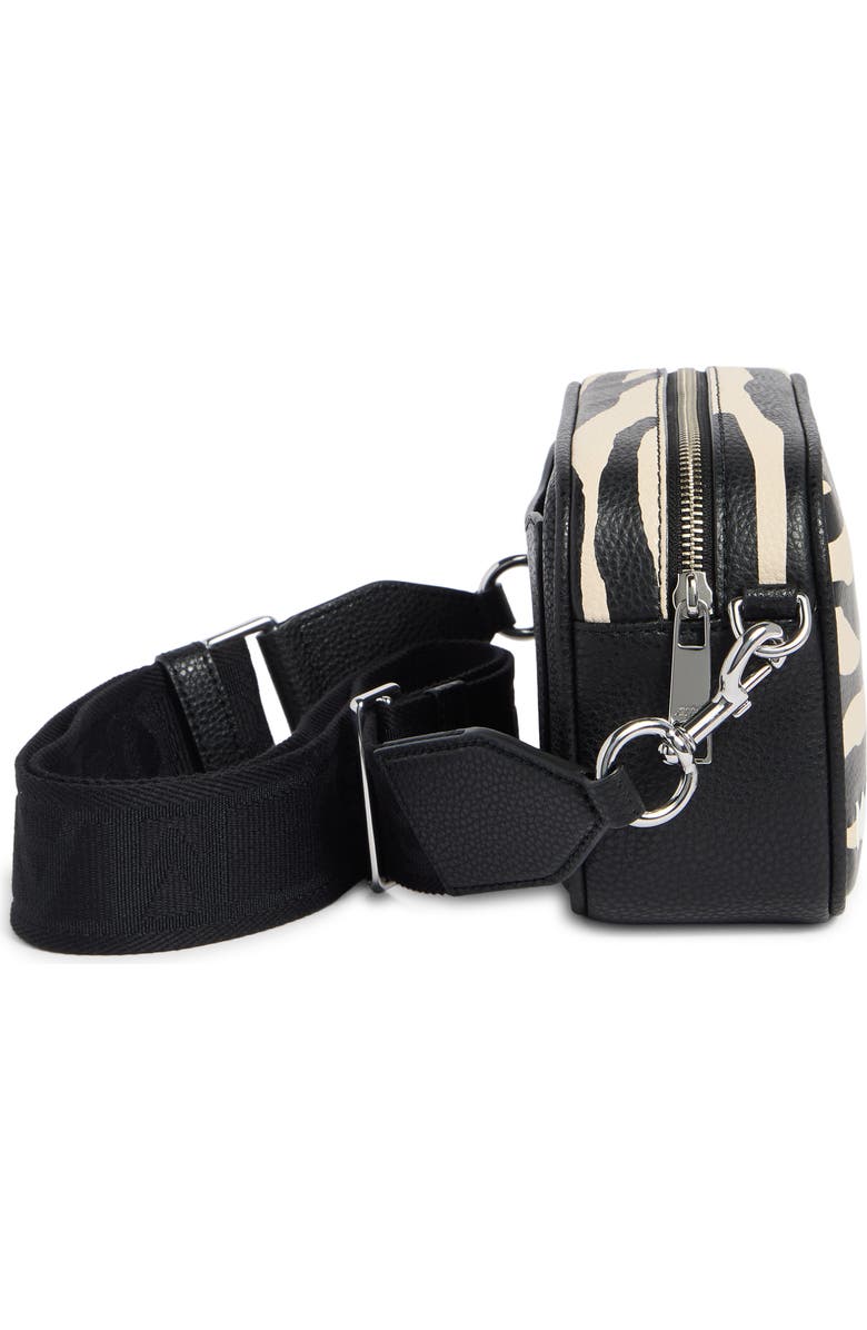 Marc Jacobs Zebra Print Bold Flash Camera Bag, Alternate, color, Black/ White