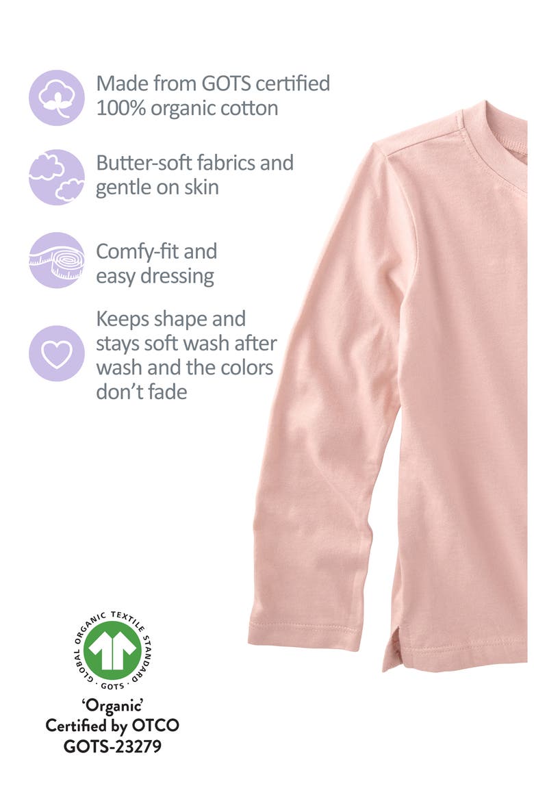 London 5-Pack Assorted Organic Cotton T-Shirts, Alternate, color, HAZE
