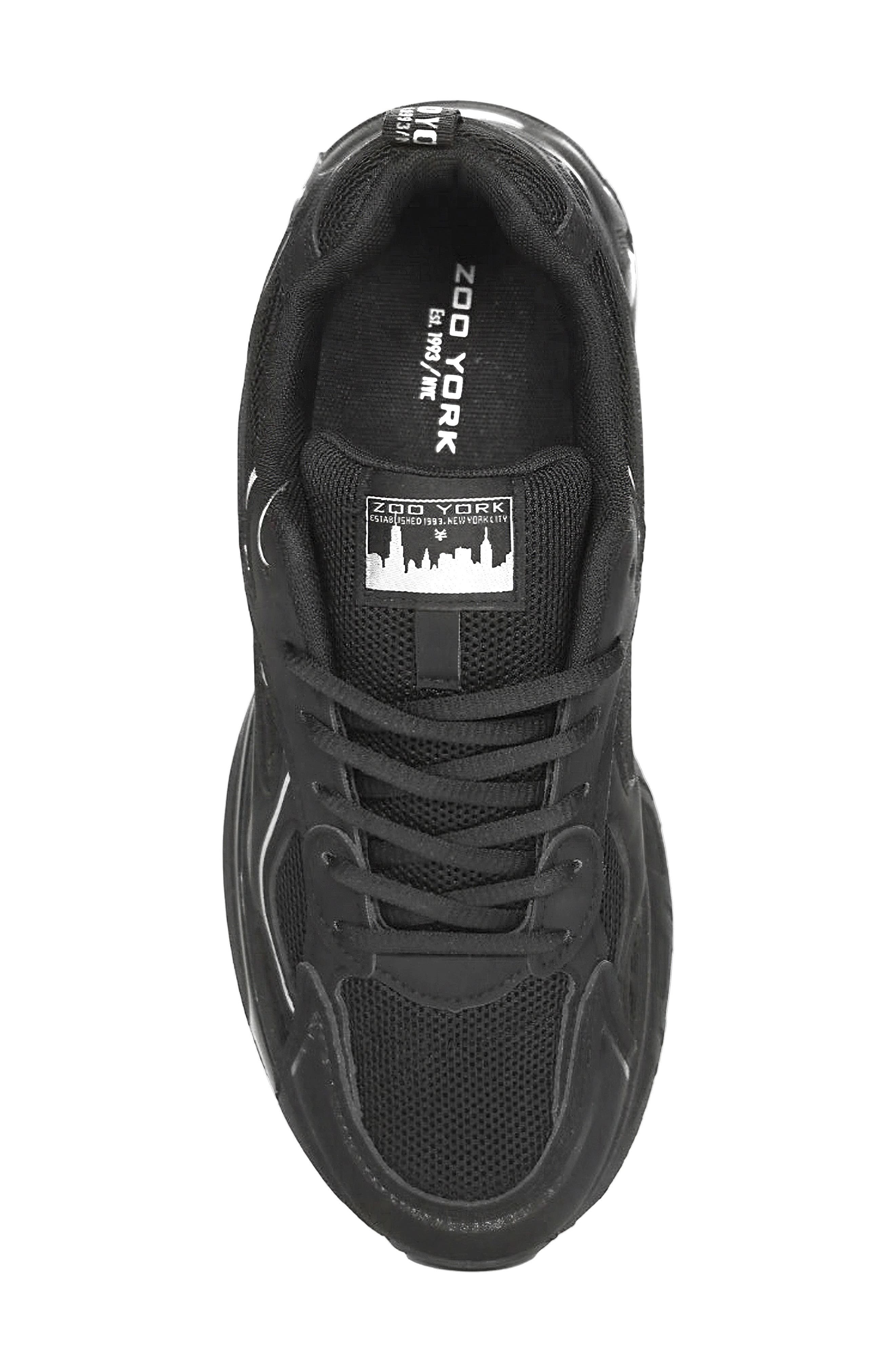 Zoo York <p>Charlie Sneaker (Men)</p>, Alternate, color, Black Silver
