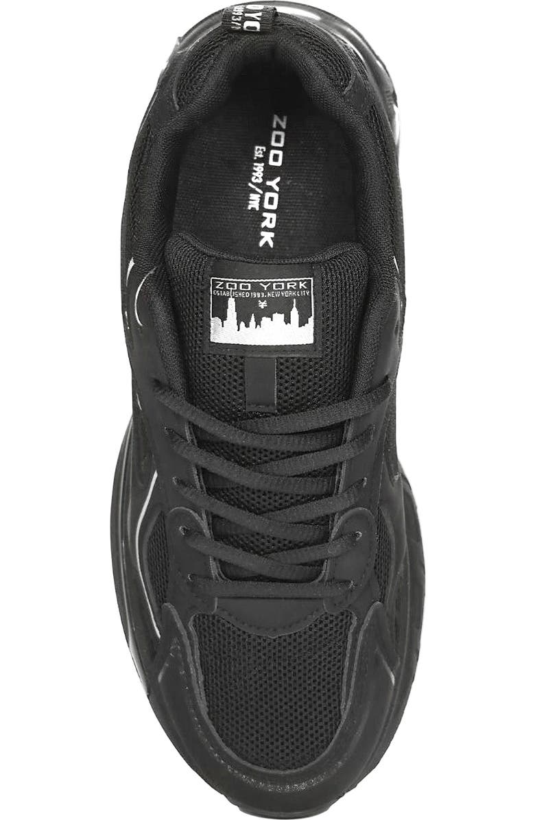 Zoo York <p>Charlie Sneaker (Men)</p>, Alternate, color, Black Silver