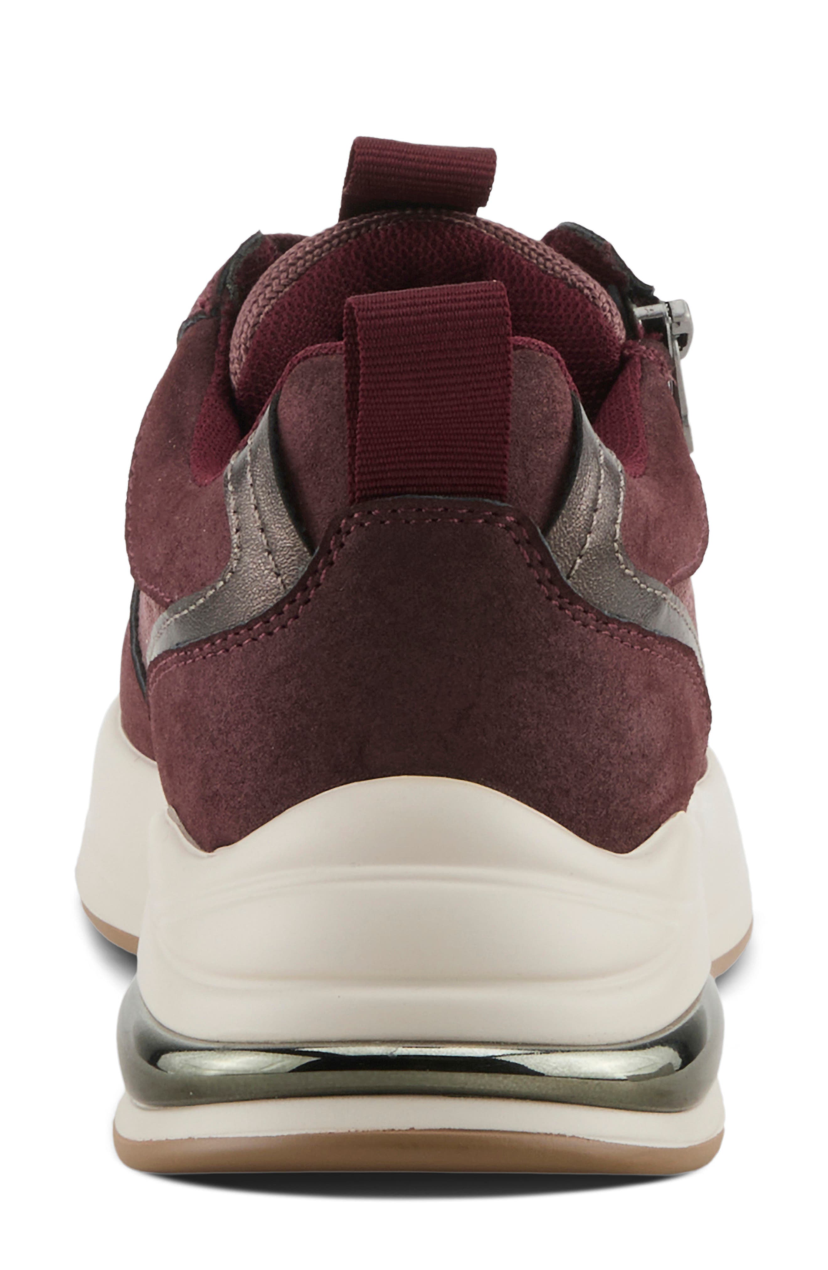 Ursa Platform Sneaker, Alternate, color, BORDEAUX