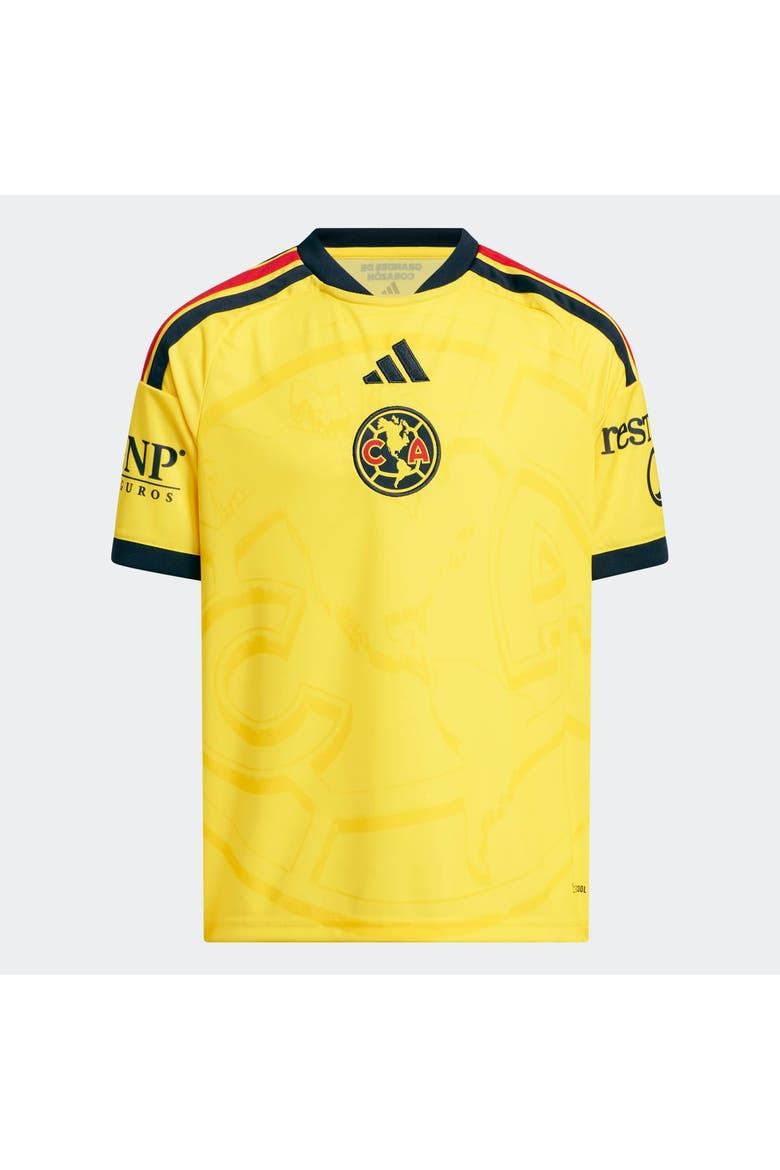 Youth adidas Yellow Club America 2026/27 Home Replica Jersey, Alternate, color, Yellow