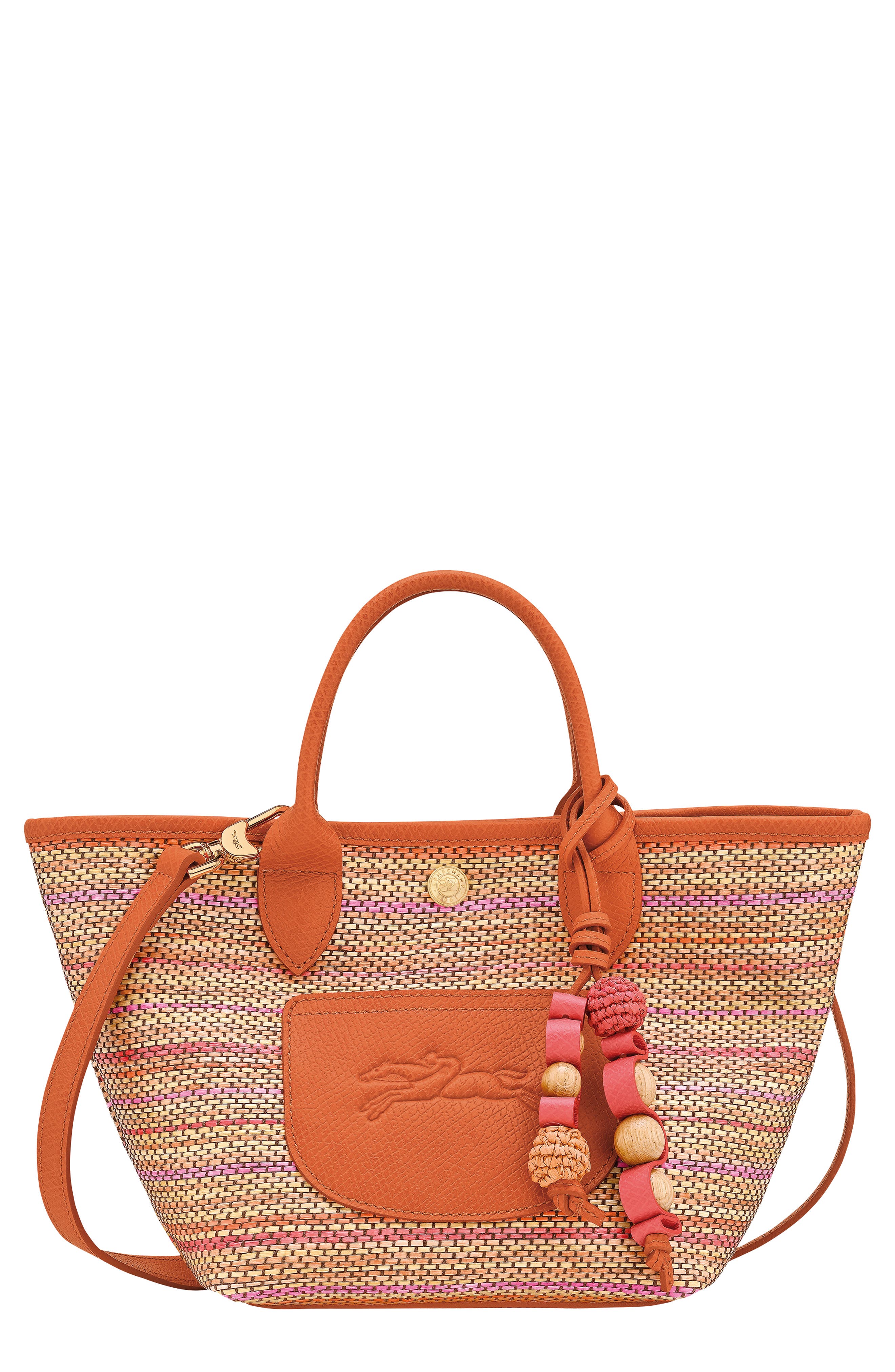 Longchamp Extra Small Le Pliage Panier Rainbow Top Handle Bag, Main, color, Rainbow