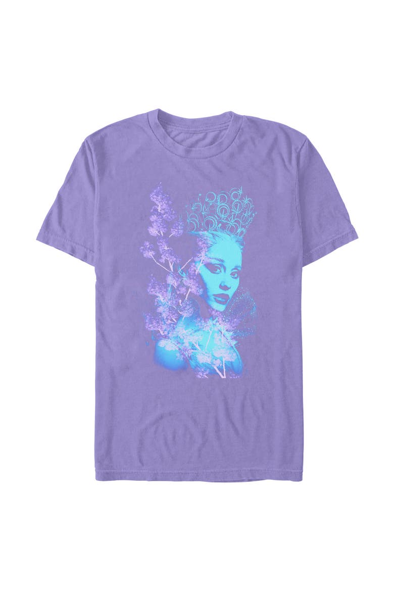 Men's Wicked For Good Glinda Double Exposure Portrait  Graphic T-Shirt, Main, color, Violet