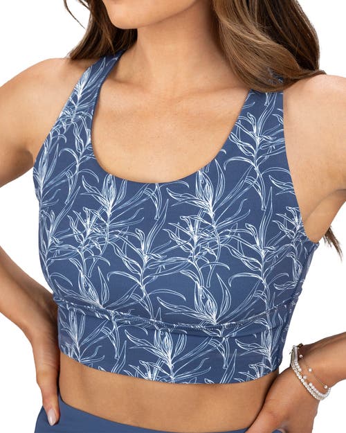 Black Clover Tykee Reversible Sports Bra In Blue