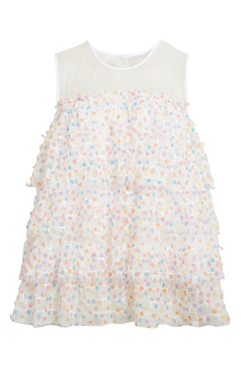 Halogen<sup>®</sup> x Atlantic-Pacific Dot Tulle Top, Main, color, 