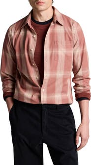 Vince Townes Plaid Cotton Button-Up Shirt