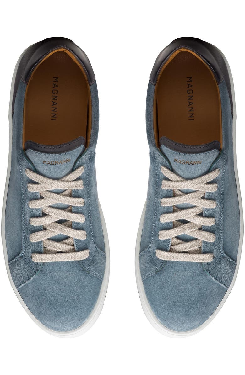 Magnanni Costa Low Top Sneaker, Alternate, color, Navy