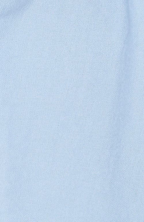 Shop Nordstrom Textured Cashmere Scarf In Blue Fog