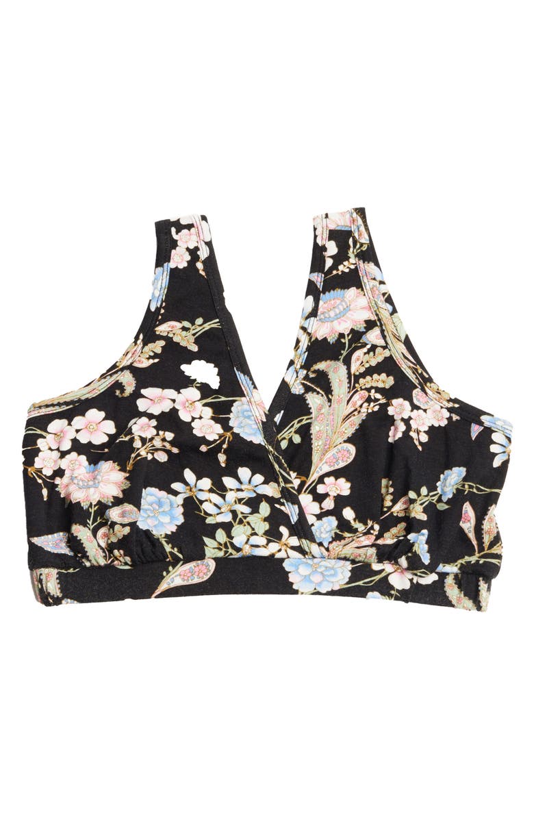Everly Grey Paisley 3-Pack Maternity/Nursing Sleep Bras, Alternate, color, 