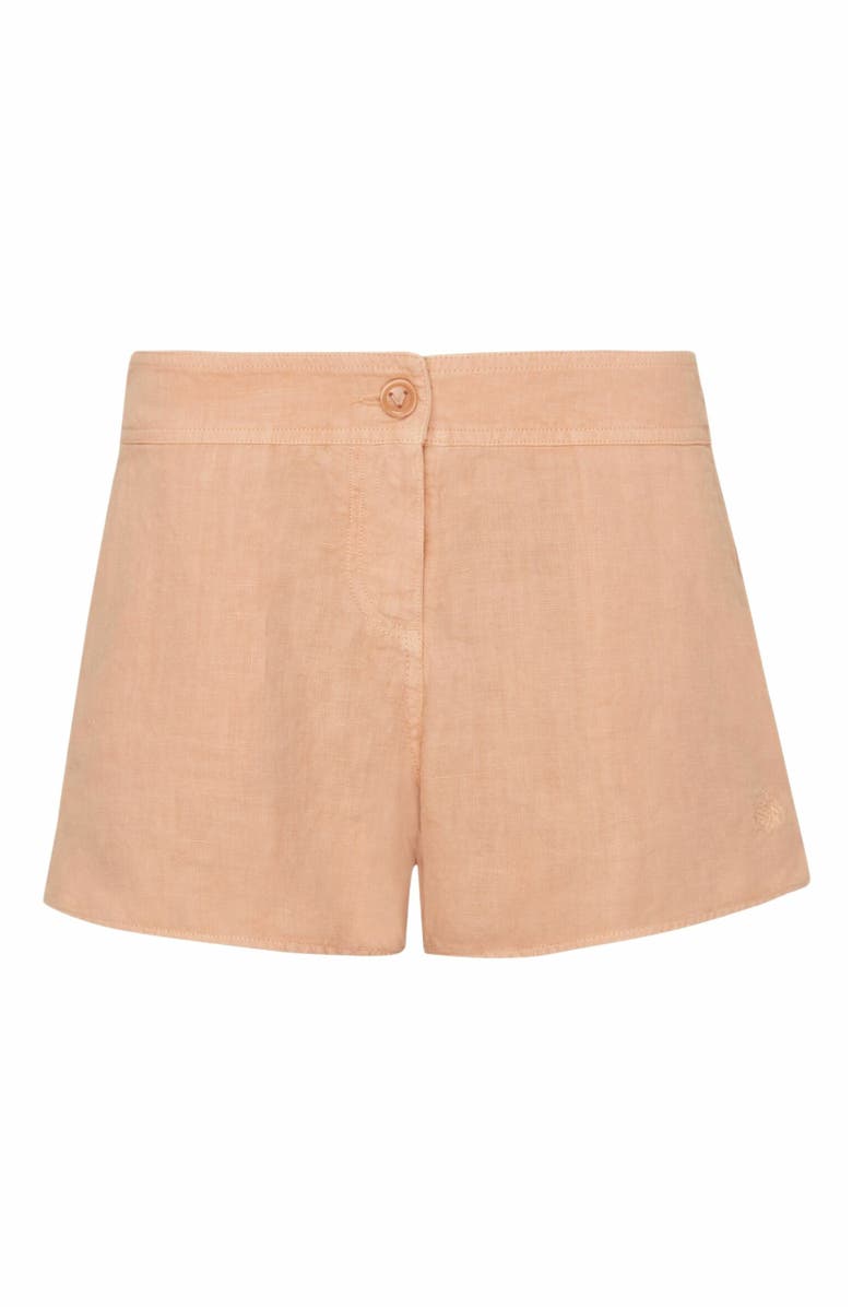Vilebrequin Women's Linen Bermuda Shorts, Alternate, color, Blush