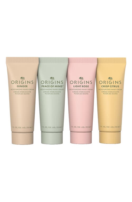 Origins Mini Hand Cream Essentials 4-piece Set $34 Value In No Color