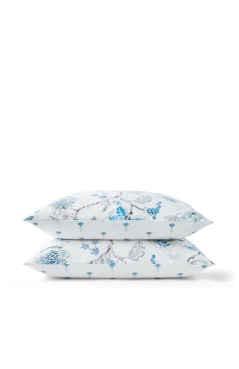 Tropical Floral Luxury Cotton Sateen Reversible Pillowcase Pairs