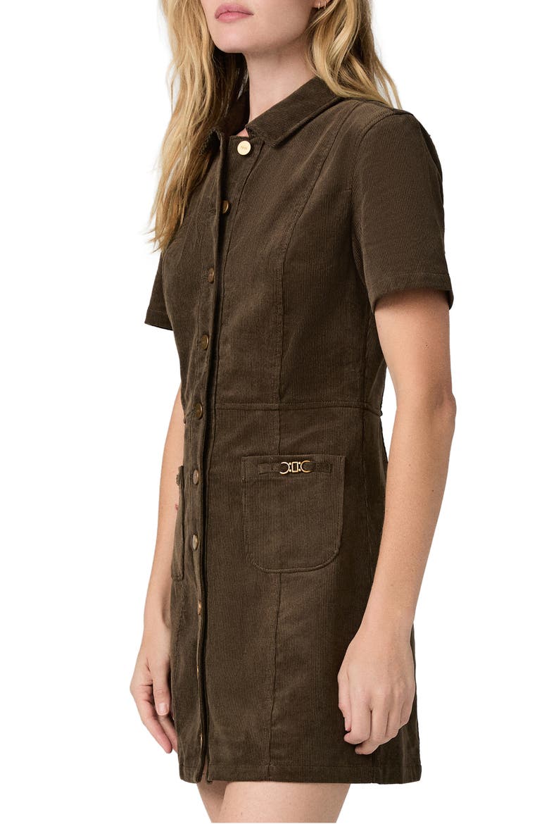 Clementine Corduroy Minidress, Alternate, color, FERN