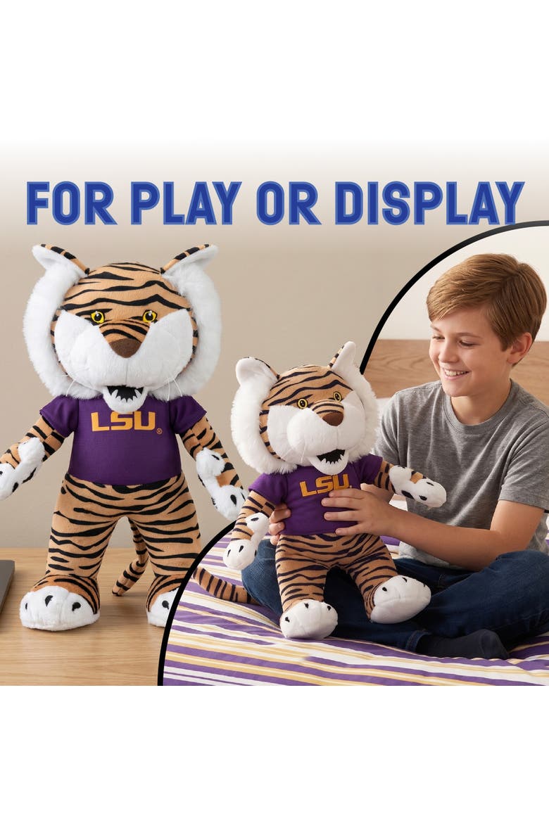 LSU Mike The Tiger 18" Jumbo Mascot Plush Figure, Alternate, color, None