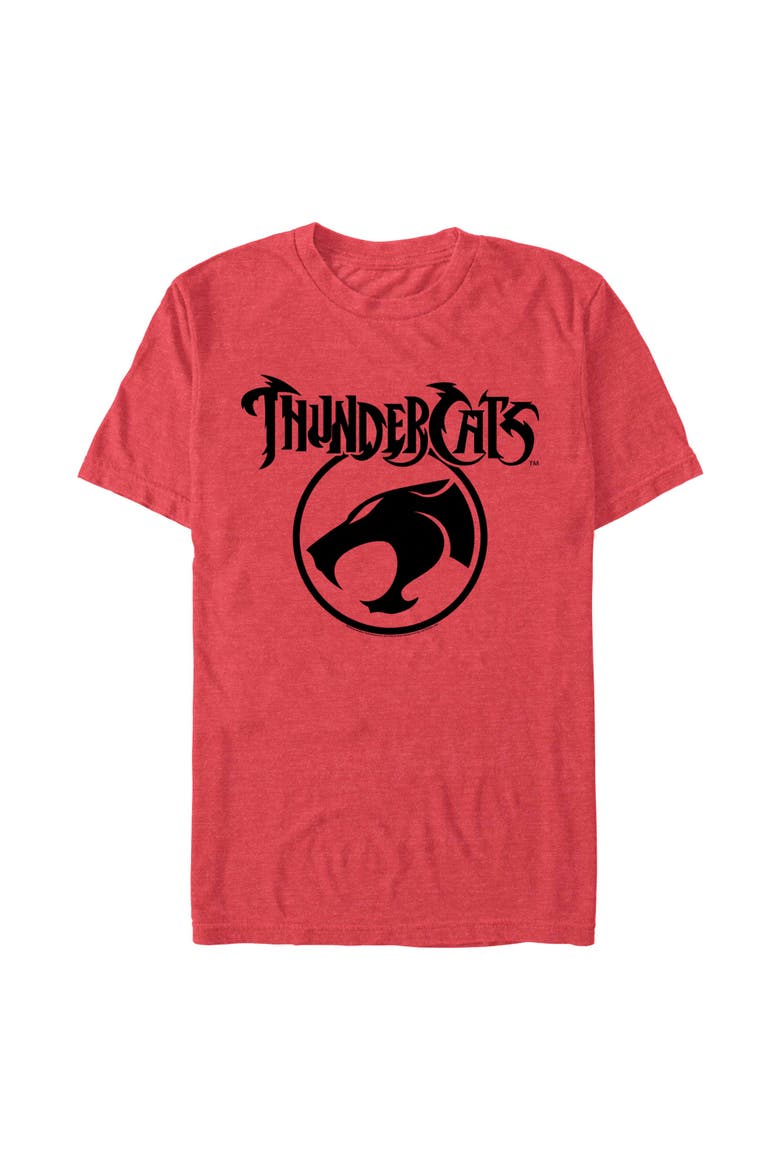 Men's ThunderCats Circle Logo  Graphic T-Shirt, Alternate, color, Red Heather