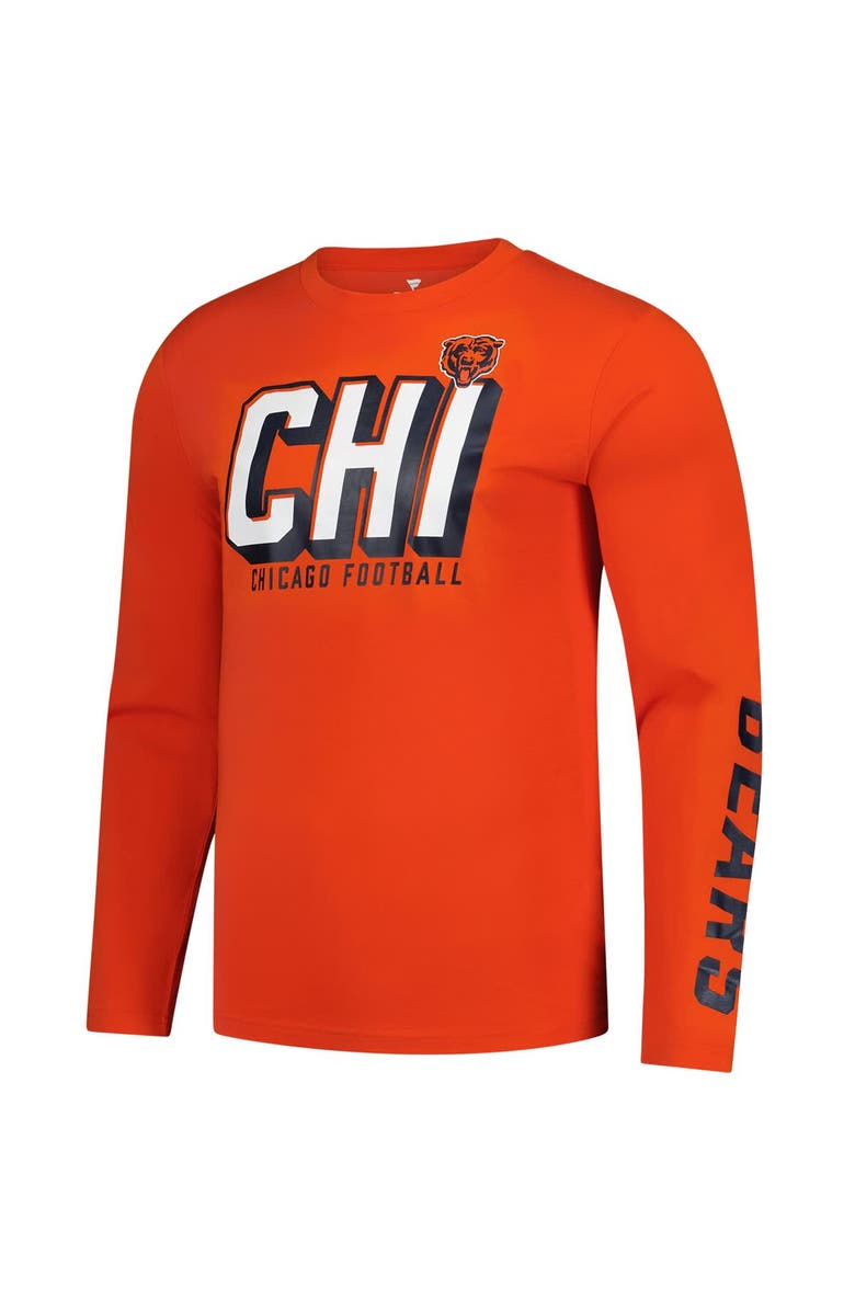 FANATICS Men's Fanatics  Orange Chicago Bears Long Sleeve T-Shirt, Alternate, color, Orange