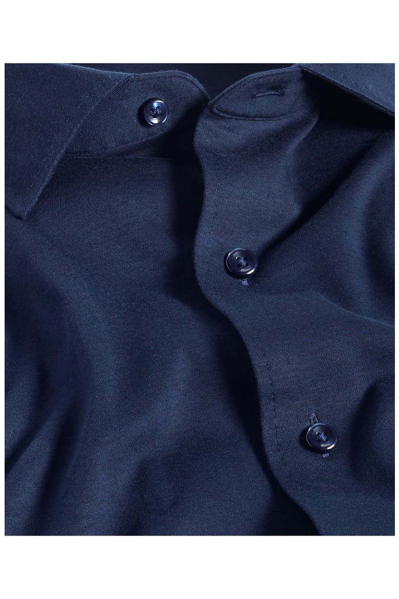 Cotton Knit Sport Shirt, Alternate, color, NAVY