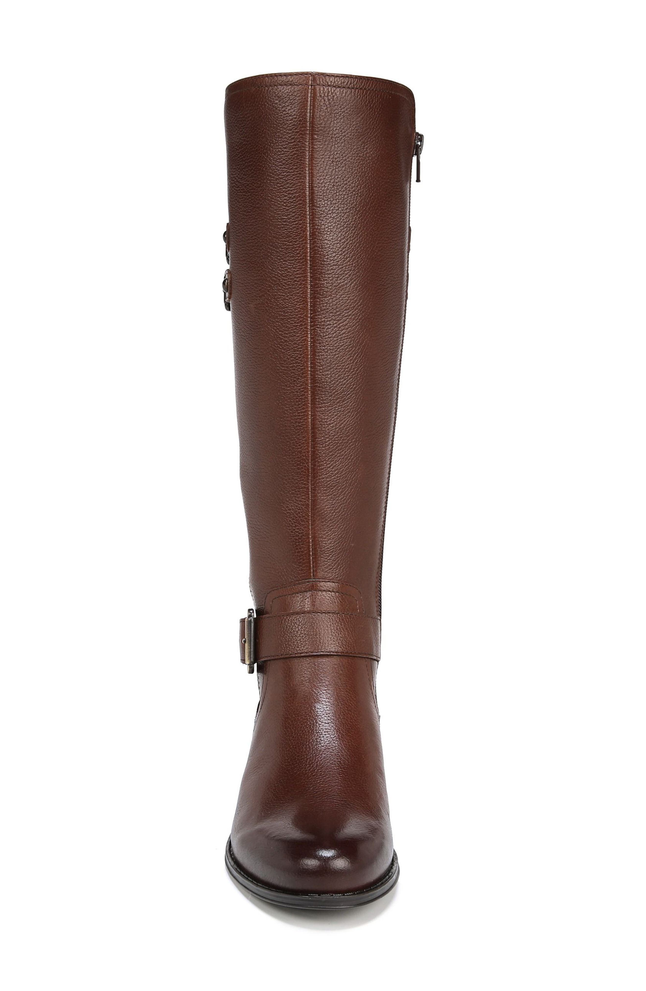 Naturalizer Jessie Knee High Riding Boot, Alternate, color, Chocolate Leather