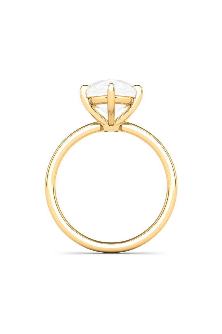 Pear Cut Lab Created Diamond Ring, Alternate, color, 2.00 CTW 18K YELLOW GOLD