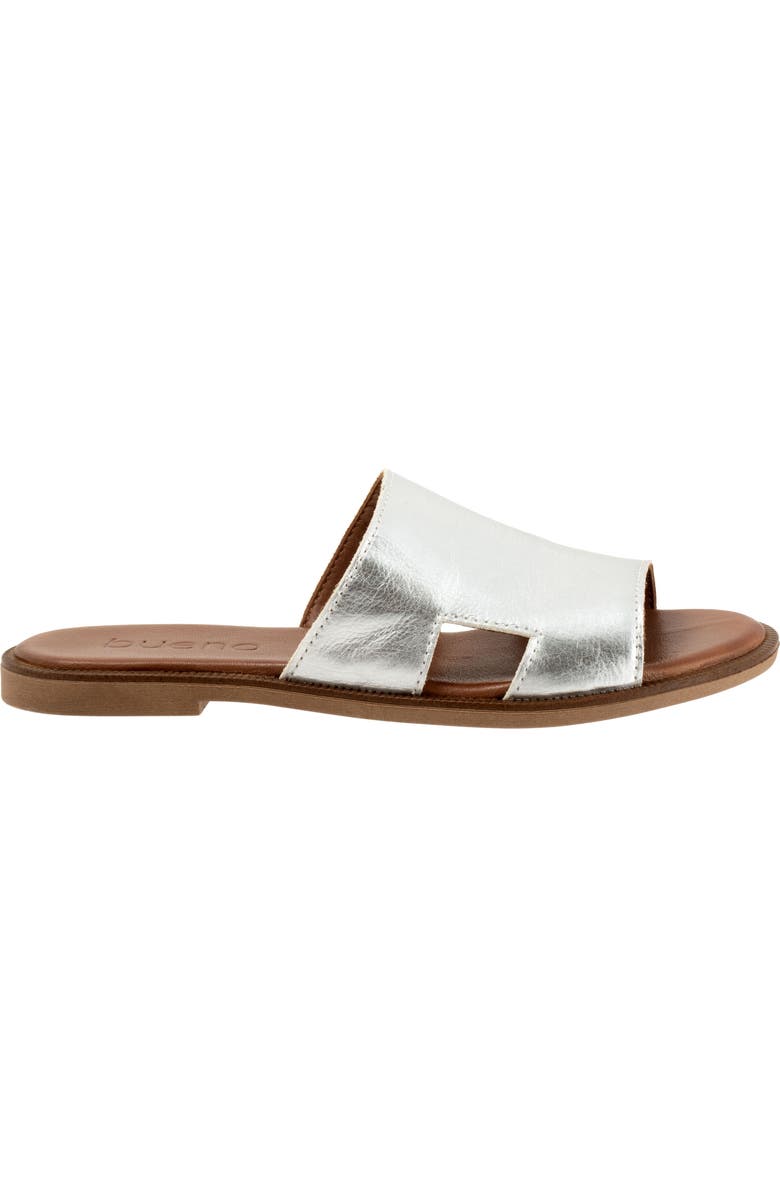 Bueno Hendrix Slide Sandal, Alternate, color, Dark Silver