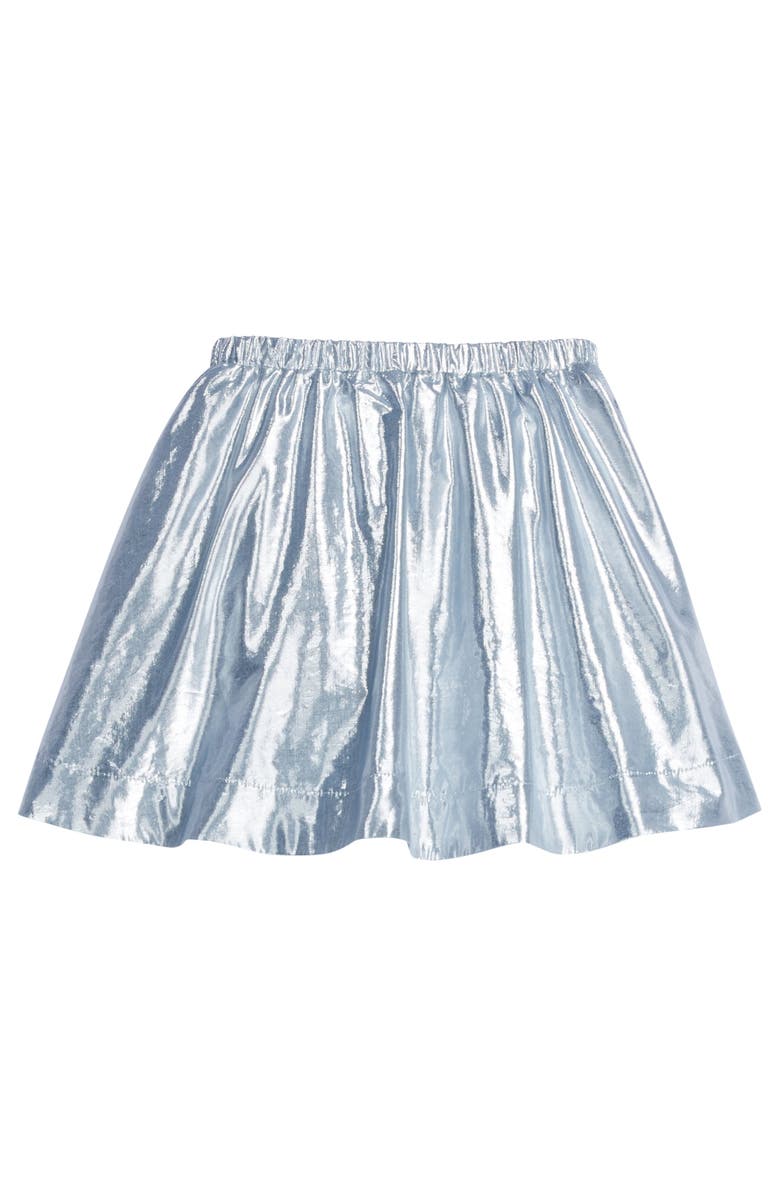 BISBY Kids' Metallic Circle Skort, Main, color, Icicle Metallic