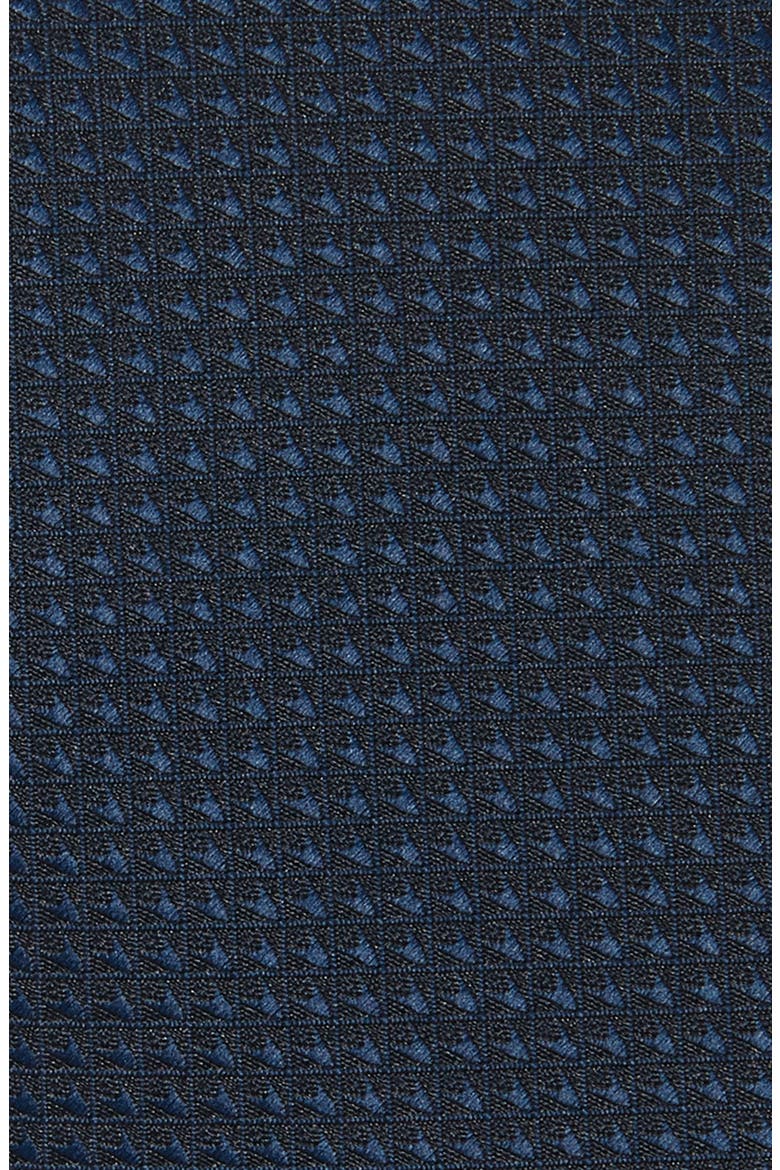 Neat Skinny Recycled Polyester Tie, Alternate, color, DARK BLUE